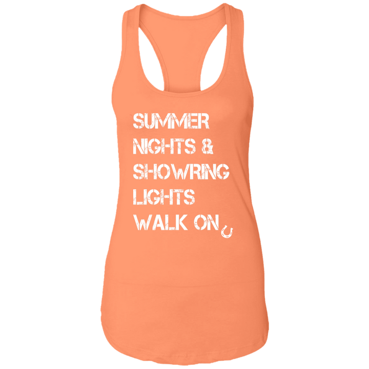 Summer Nights Showring Lights Walk On NL1533 Ladies Ideal Racerback Tank