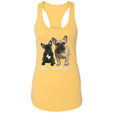 Are You Done (Frenchie) NL1533 Ladies Ideal Racerback Tank