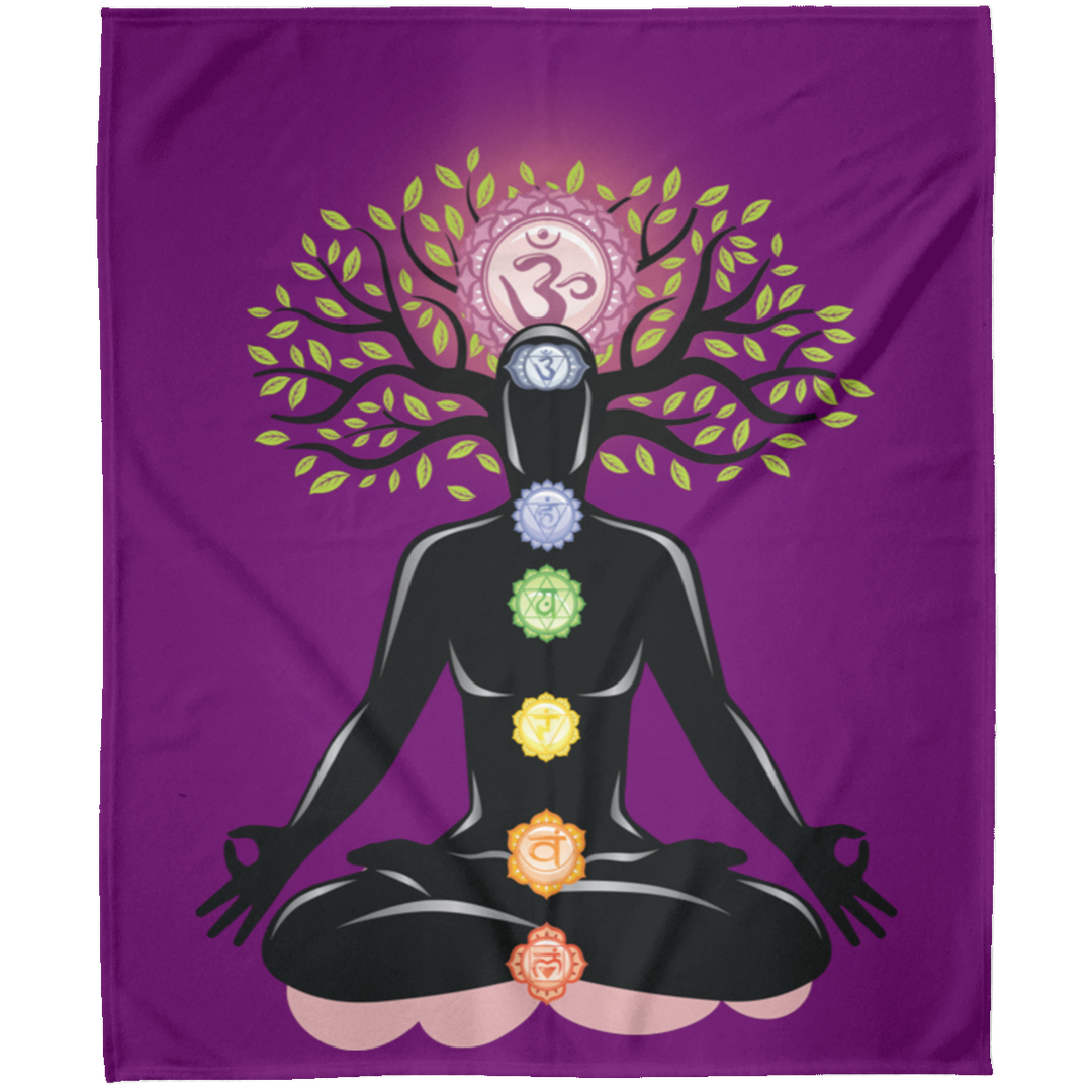 CHAKRAS PLUSH BLANKET (12 STYLES AND SIZES)