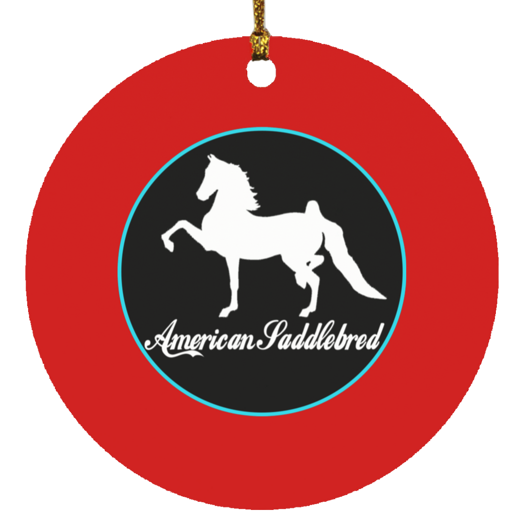 American Saddlebred SUBORNC Circle Ornament