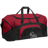 HUNTER JUMPER STYLE 1 (WHITE) 4HORSE BG99 Colorblock Sport Duffel