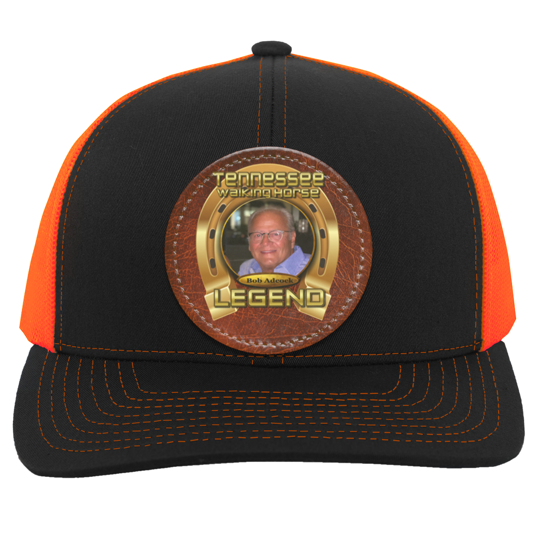 BOB ADCOCK (TWH LEGENDS) HAT 104C Trucker Snap Back - Patch