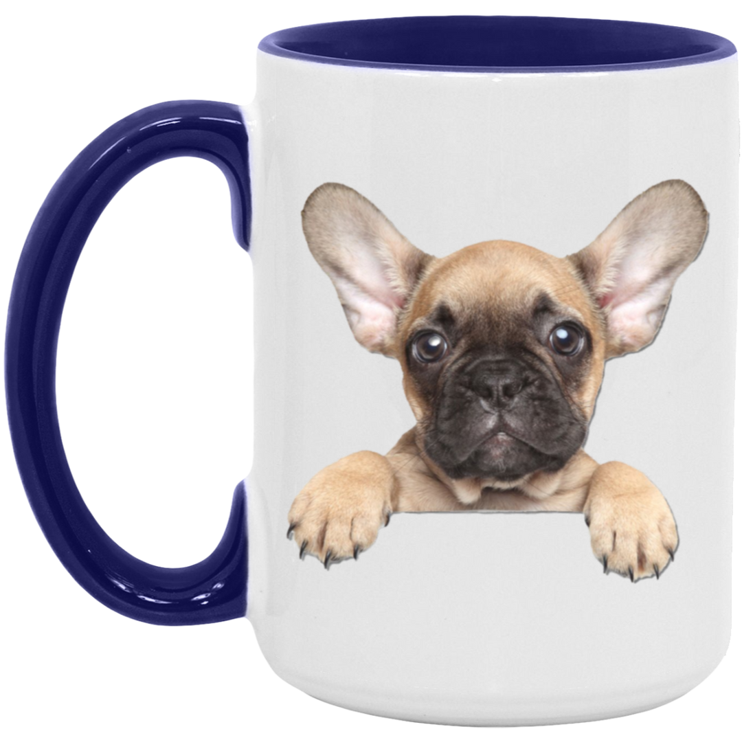 FRENCHIE PUPPY 21 AM15OZ 15oz. Accent Mug