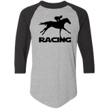 RACING (BLACK) 4HORSE 4420 Colorblock Raglan Jersey