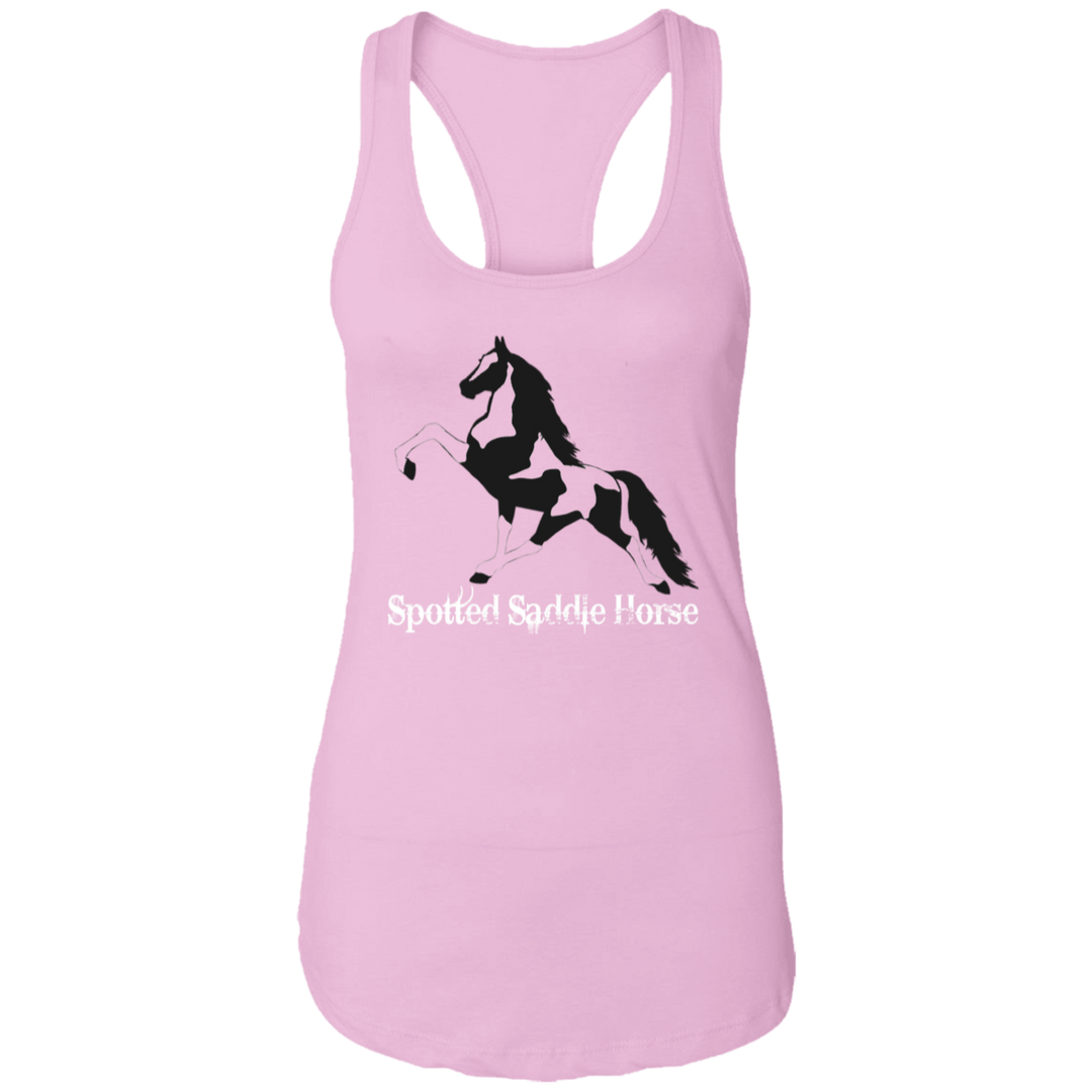 Spotted Saddle Horse NL1533 Ladies Ideal Racerback Tank