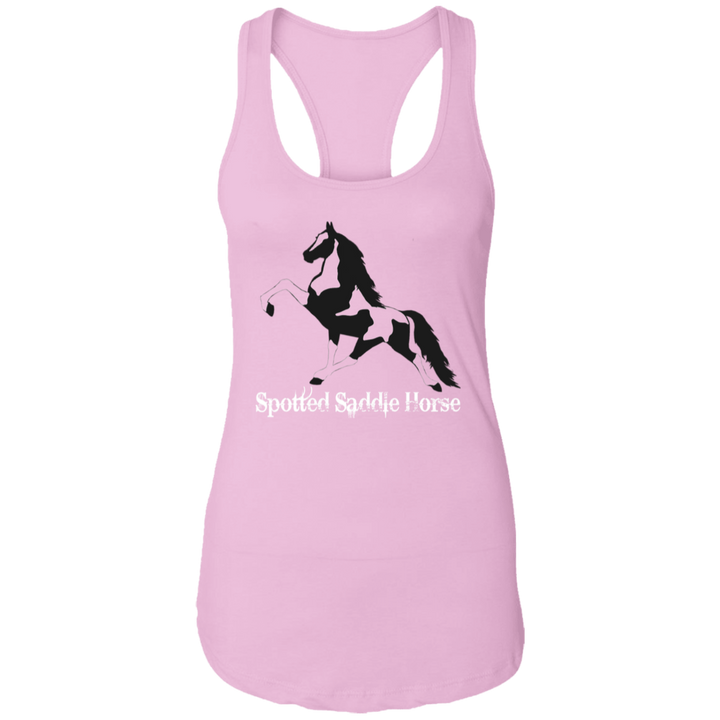 Spotted Saddle Horse NL1533 Ladies Ideal Racerback Tank