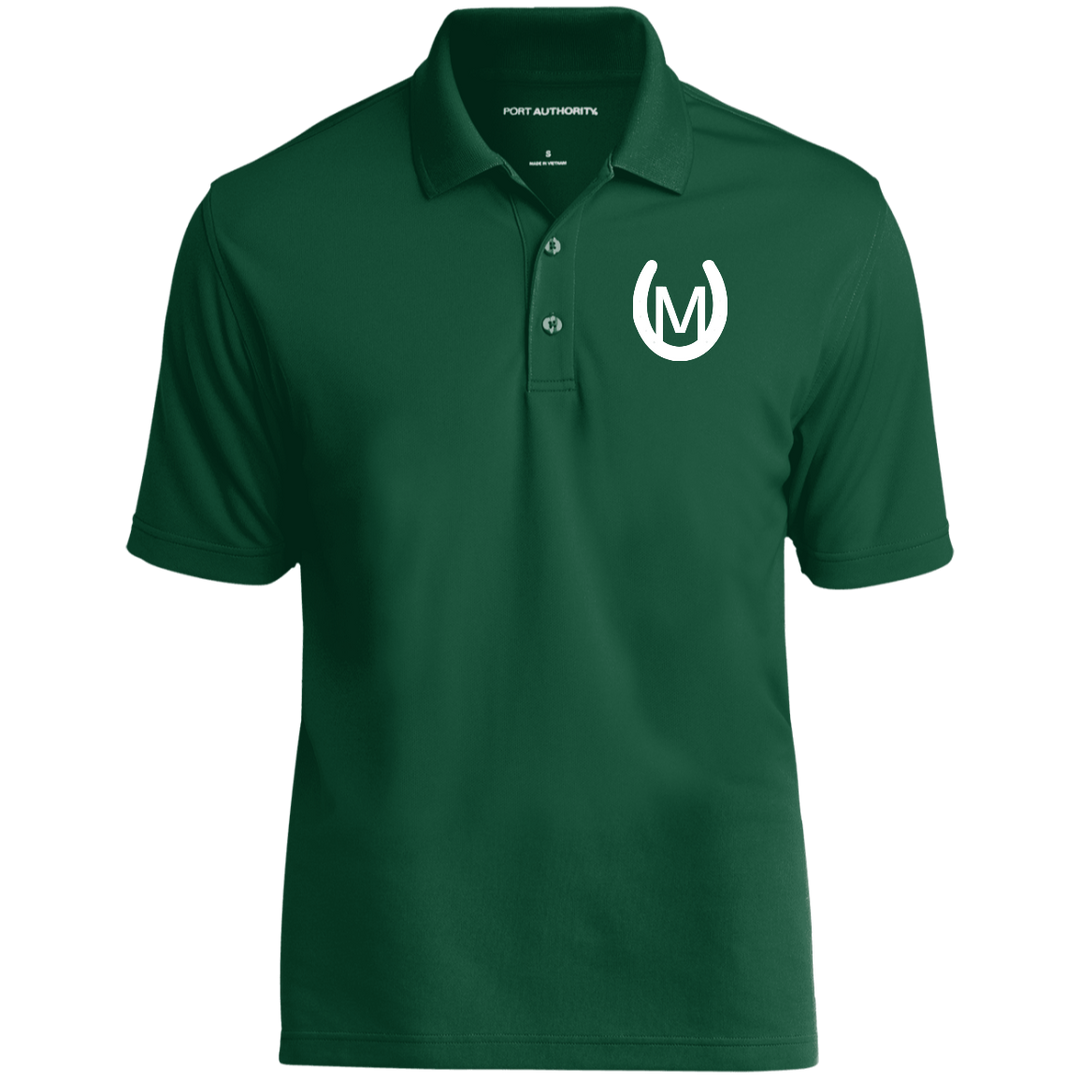 MANES RANCH (white) K110 Dry Zone UV Micro-Mesh Polo