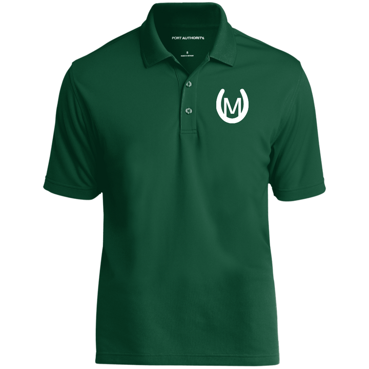 MANES RANCH (white) K110 Dry Zone UV Micro-Mesh Polo