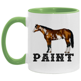 PAINT STYLE 1 4HORSE AM11OZ 11 oz. Accent Mug