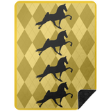 TWH PERFORMANCE ARGLE BLANKET BSHL Premium Black Sherpa Blanket 60x80