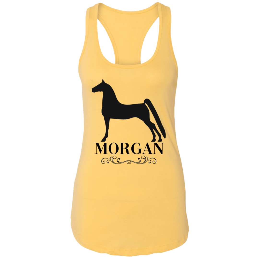 MORGAN STYLE 1 4HORSE NL1533 Ladies Ideal Racerback Tank