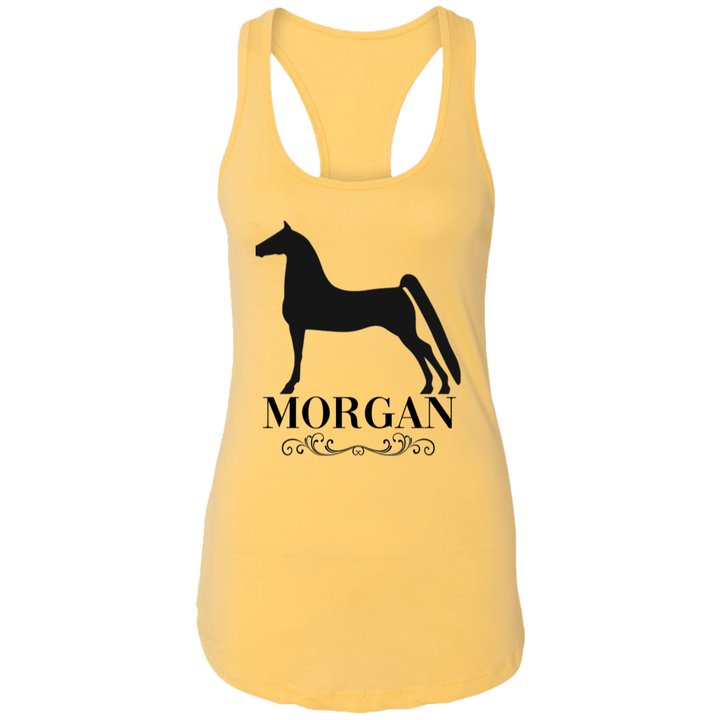 MORGAN STYLE 1 4HORSE NL1533 Ladies Ideal Racerback Tank