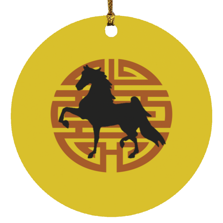 SADDLEBRED JAPANESE ART SUBORNC Circle Ornament