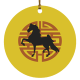 SADDLEBRED JAPANESE ART SUBORNC Circle Ornament