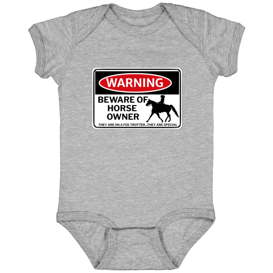 BEWARE OF MISSOURI FOXTORTTER OWNER 4424 Infant Fine Jersey Bodysuit