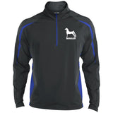 Morgan ST851 Men/Women's Sport Wicking Colorblock 1/2 Zip