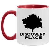 DISCOVERY PLACE LOGO 2023 DESIGN 2 ALL BLACK AM11OZ 11 oz. Accent Mug
