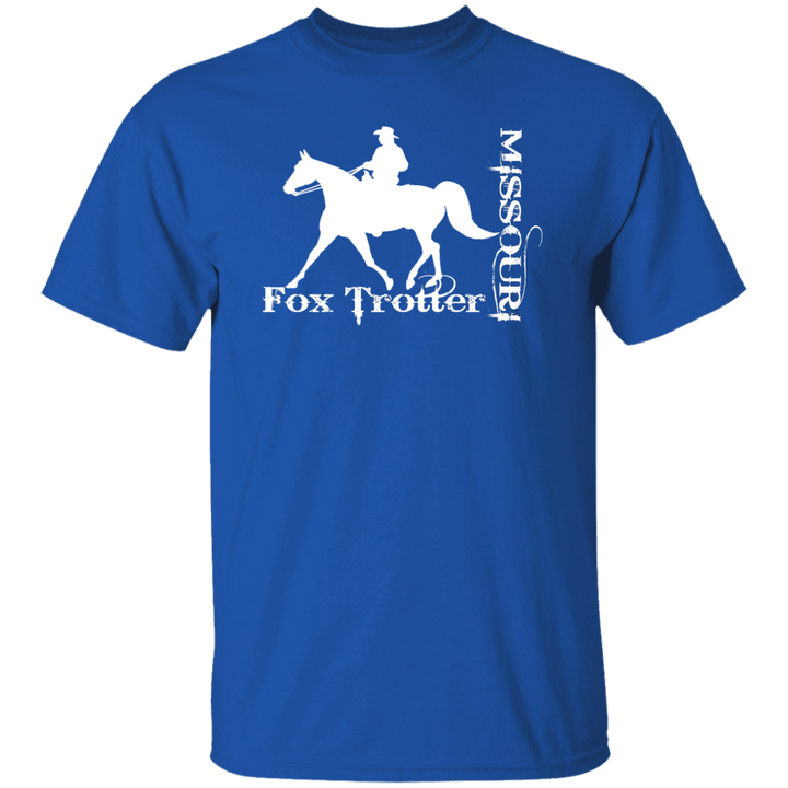 MISSOURI FOX TROTTER (white) 4HORSE G500 5.3 oz. T-Shirt