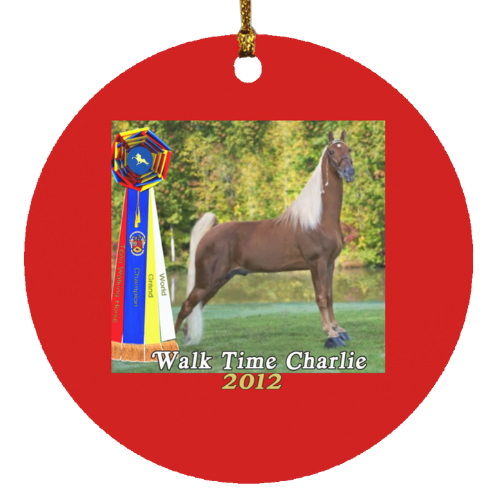 WGC WALK TIME CHARLIE SUBORNC Circle Ornament