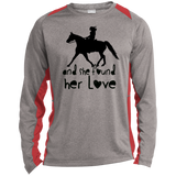 SHE FOUND HER LOVE FOX TROTTER TUMBLER ART - Copy ST361LS Long Sleeve Heather Colorblock Performance Tee