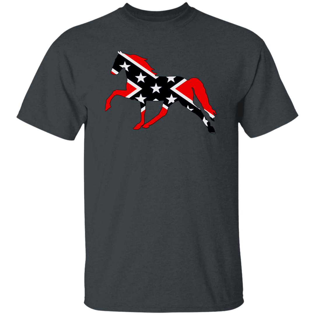 Rebel on the Rail Tennessee Walking Horse Pleasure G500 5.3 oz. T-Shirt