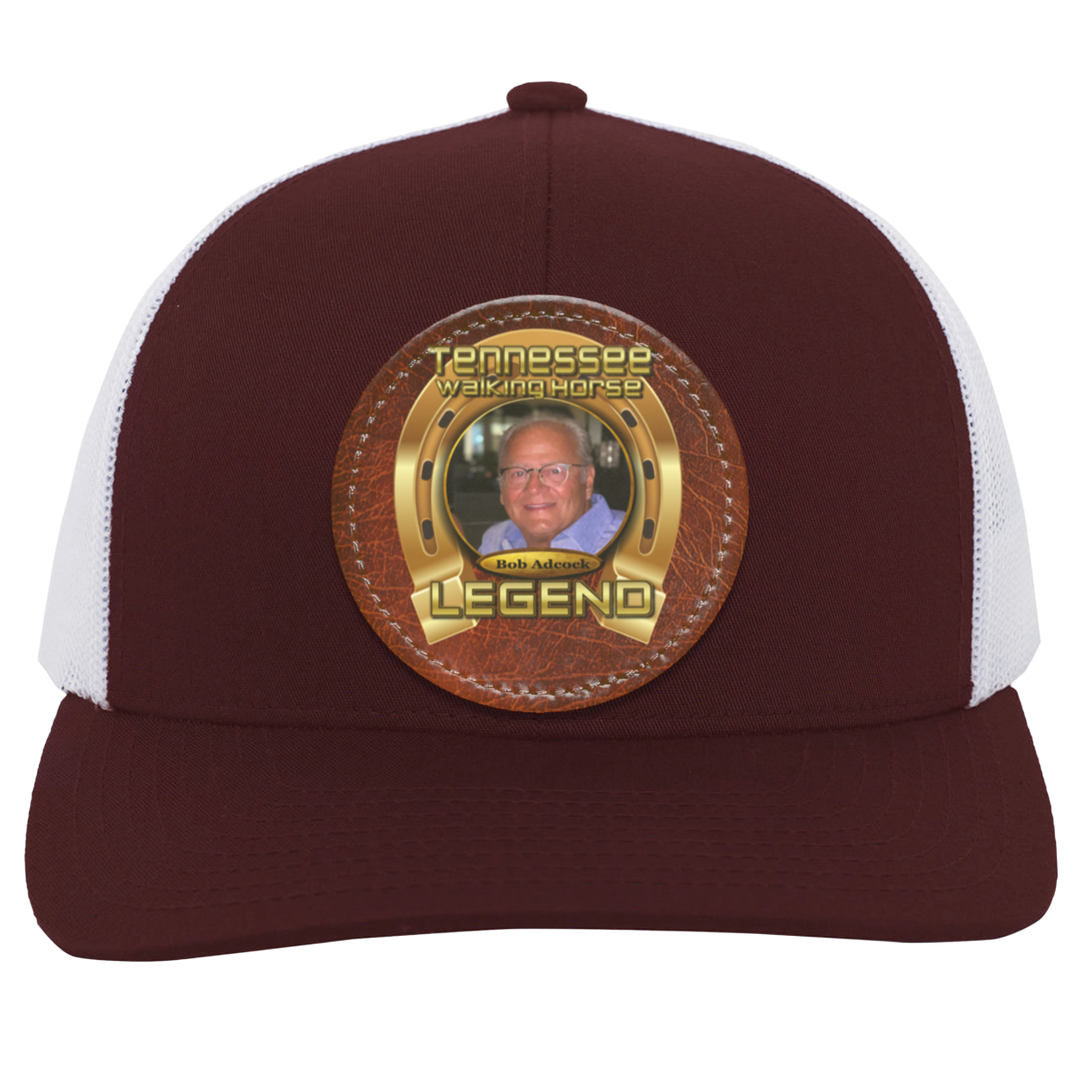 BOB ADCOCK (TWH LEGENDS) HAT 104C Trucker Snap Back - Patch