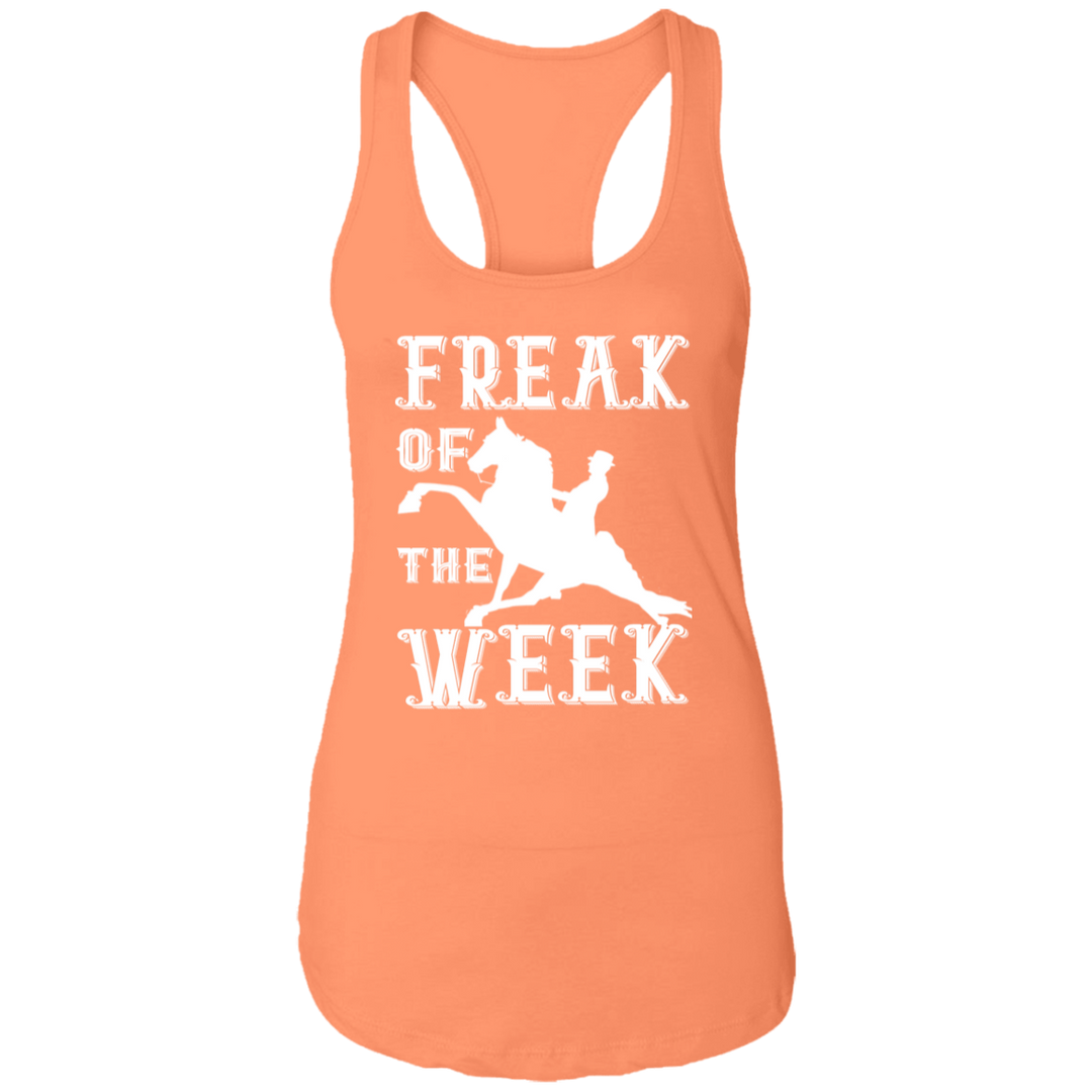 FREAK OF THE WEEK (WHITE) NL1533 Ladies Ideal Racerback Tank