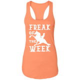 FREAK OF THE WEEK (WHITE) NL1533 Ladies Ideal Racerback Tank