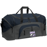 I RIDE LIKE A GIRL (TWH PLEASURE) BG99 Colorblock Sport Duffel