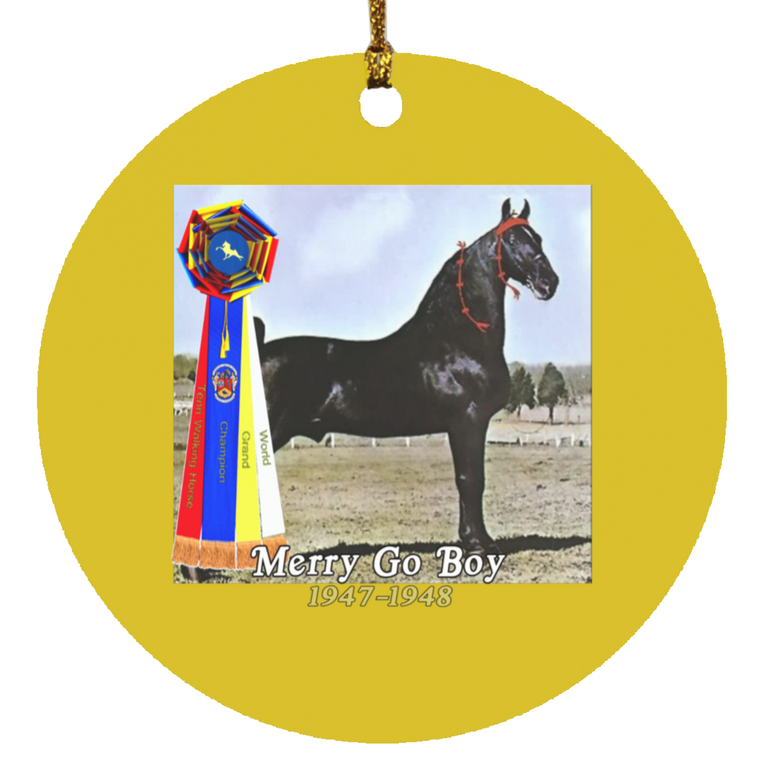 WGC MERRY GO BOY SUBORNC Circle Ornament