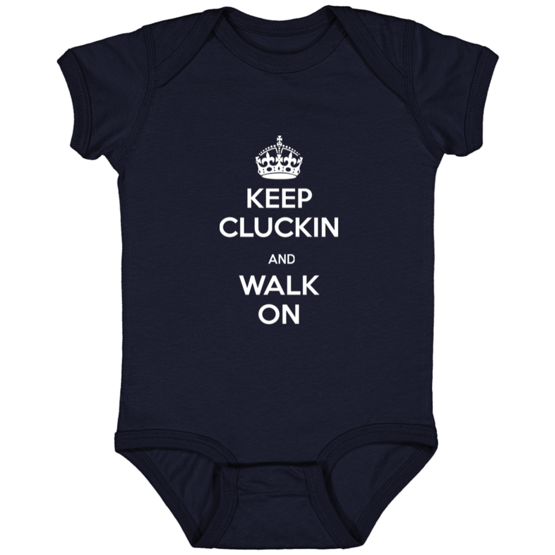 Keep Kluckin and Walk On 4424 Infant Fine Jersey Bodysuit