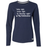 SITTIN TIGHT LOOKIN RIGHT (WHT) 64LTTX Ladies’ Essential Dri-Power Long Sleeve Tee