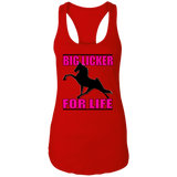 Big Licker for Life Pink NL1533 Ladies Ideal Racerback Tank