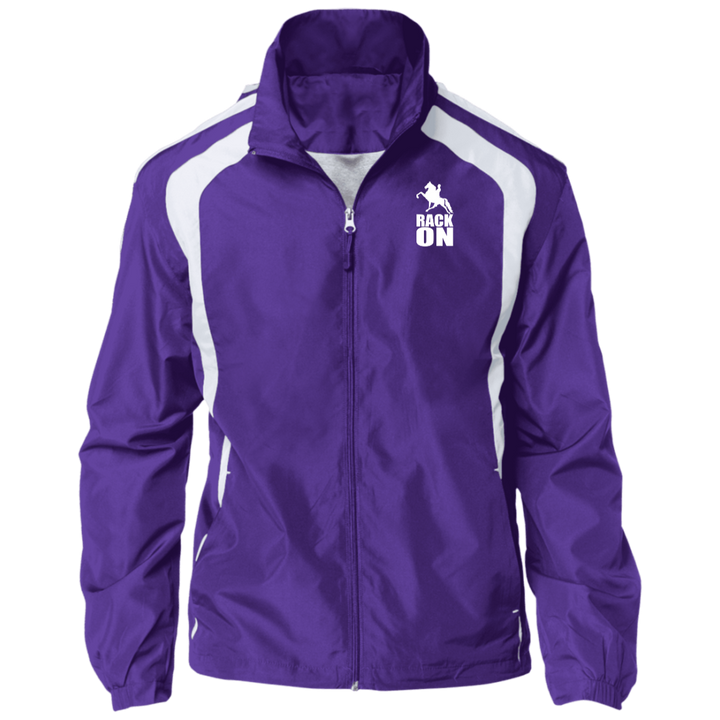 RACK ON RACKING (WHITE ART) JST60 Jersey-Lined Raglan Jacket