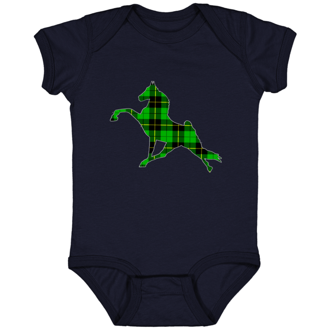 TWHGREENPLAIDFINAL 4424 Infant Fine Jersey Bodysuit
