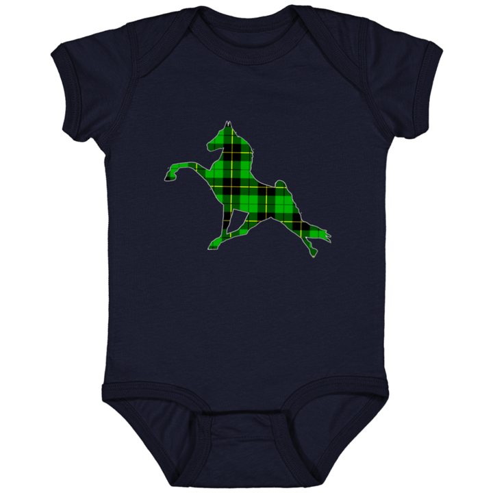 TWHGREENPLAIDFINAL 4424 Infant Fine Jersey Bodysuit