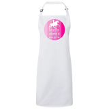SHE LIVED HAPPILY TWH PLEASURE SHADES OF PINK RP150 Sustainable Unisex Bib Apron
