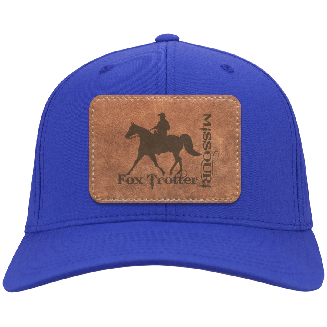 MISSOURI FOX TROTTER ON LEATHER CP80 Twill Cap - Patch