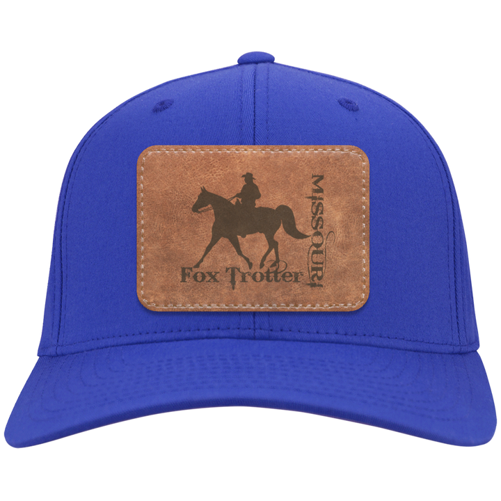 MISSOURI FOX TROTTER ON LEATHER CP80 Twill Cap - Patch