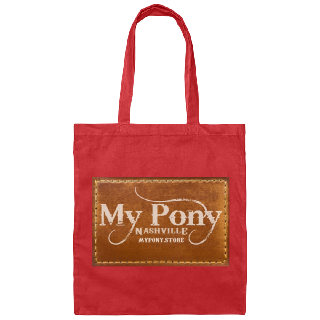 MY PONY NASHVILLE BRAND BE007 Canvas Tote Bag