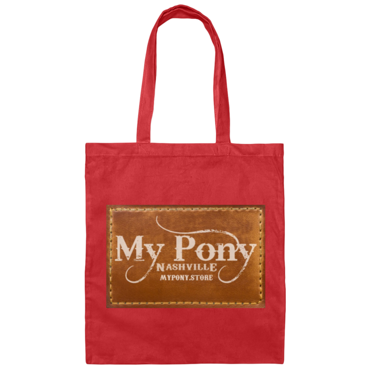 MY PONY NASHVILLE BRAND BE007 Canvas Tote Bag