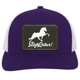 BIG LICKER PATCH HATTRUCKER HAT ( THREE SHAPES-12 COLORS AND STYLES)