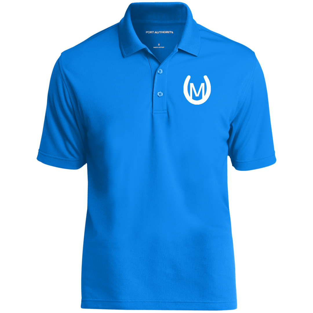 MANES RANCH (white) K110 Dry Zone UV Micro-Mesh Polo