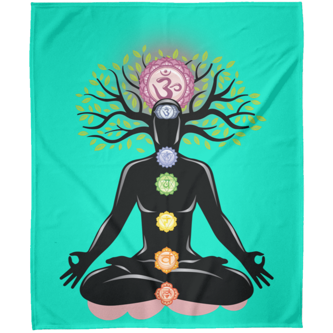 CHAKRAS PLUSH BLANKET (12 STYLES AND SIZES)