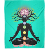 CHAKRAS PLUSH BLANKET (12 STYLES AND SIZES)