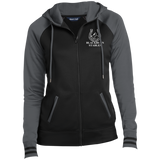 BLACKBURN STABLES (WHITE) LST236 Ladies' Sport-Wick® Full-Zip Hooded Jacket