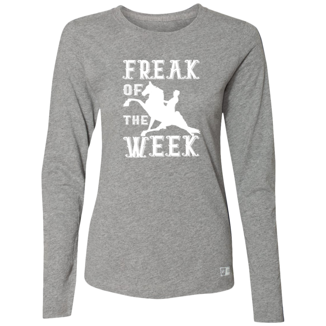 FREAK OF THE WEEK (WHITE) 64LTTX Ladies’ Essential Dri-Power Long Sleeve Tee