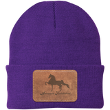 AMERICAN SADDLEBRED ON LEATHER CP90 Knit Cap - Patch