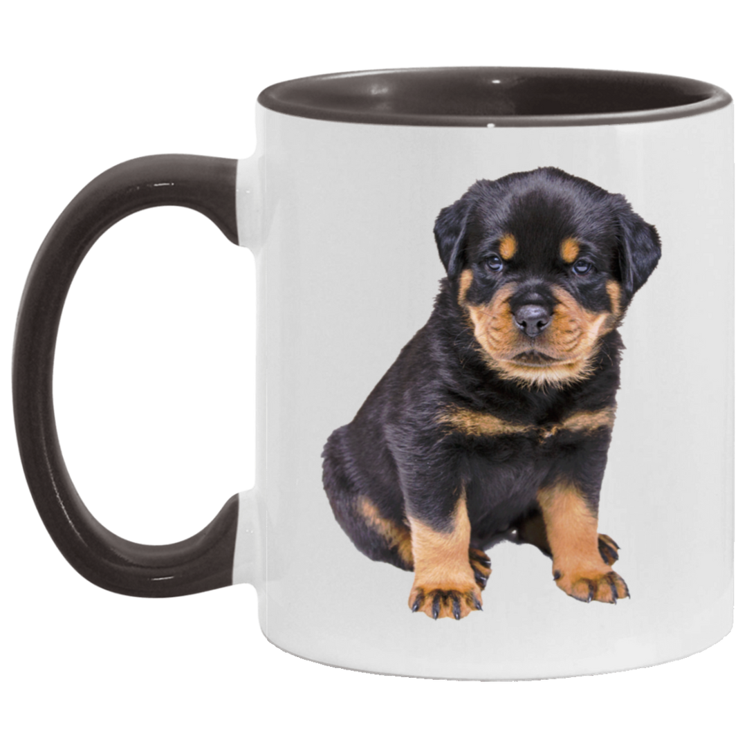 ROTTY PUPPY 1 AM11OZ 11 oz. Accent Mug