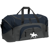 Missouri Fox Trotter WITH MALE RIDER WHITE BG99 Colorblock Sport Duffel